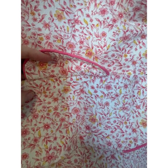 Vintage Handmade Pink Yellow White Floral Blazer and Skirt Set best for XXS - Picture 5 of 8